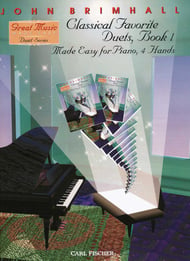 Classical Favorite Duets, Books 1 & 2 piano sheet music cover Thumbnail